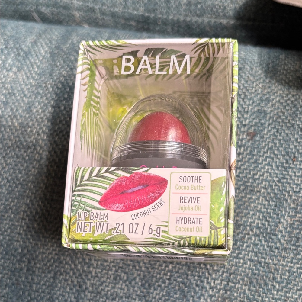 Tropical Coconut Lip Balm with Cocoa Butter